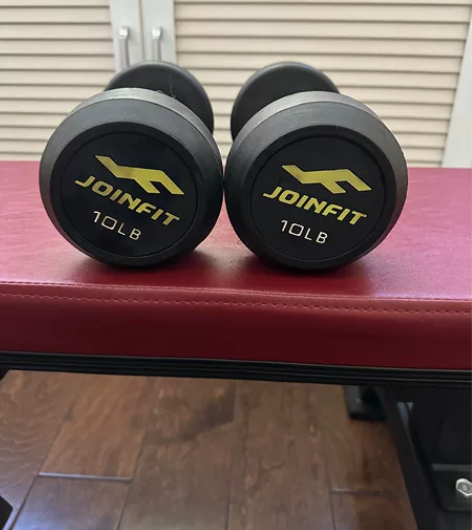 Joinfit 电镀哑铃 10磅 一对两只...