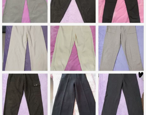 女士秋冬加绒裤子，春秋款不加绒裤子，阔腿裤...