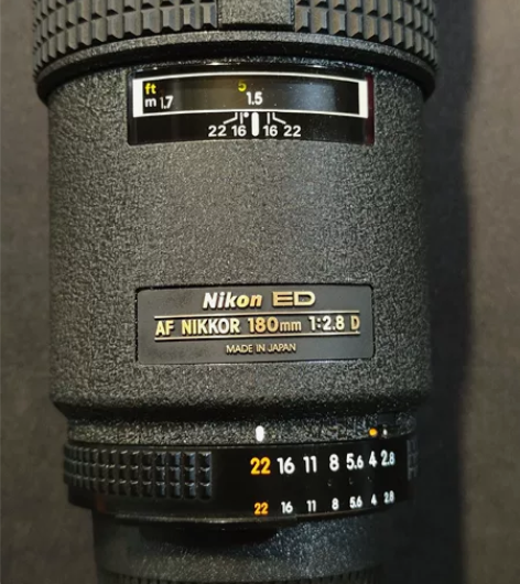 尼康AF180/2.8D自动对焦镜头，ED...