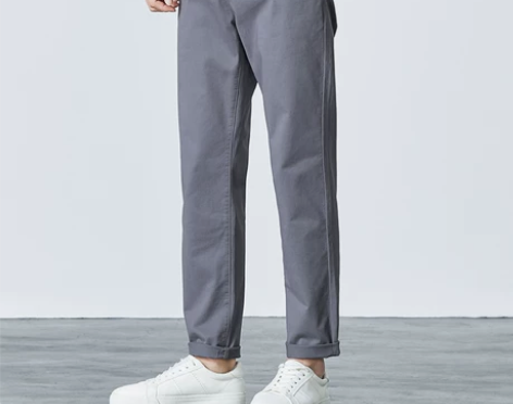 ?【狂欢价】汉斯卡秋冬款九分休闲裤男韩版潮...