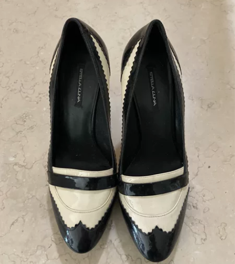 Stella Luna皮鞋,跟高8CM,前...
