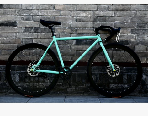 洛维斯死飞自行车男公路赛车碟刹学生女单车跑...