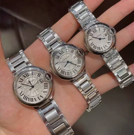 卡地亚蓝气球手表男表玩具机械 气球系列男女...