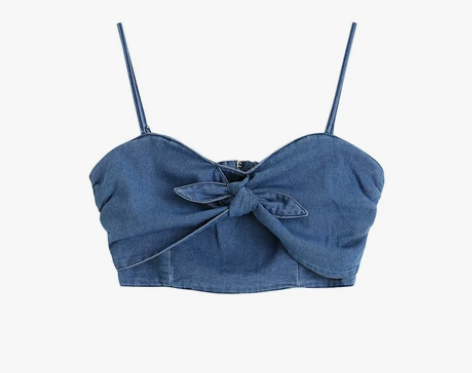 MSHI CLUB牛仔内搭吊带背心女百搭夏...