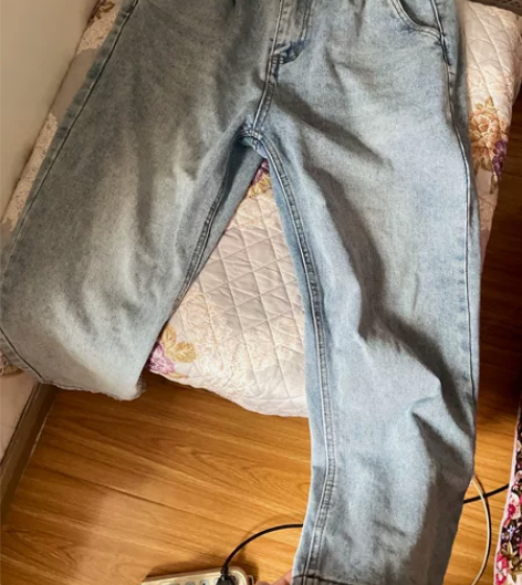 牛仔裤阔腿裤 男 很新 成色非常不错 感兴...