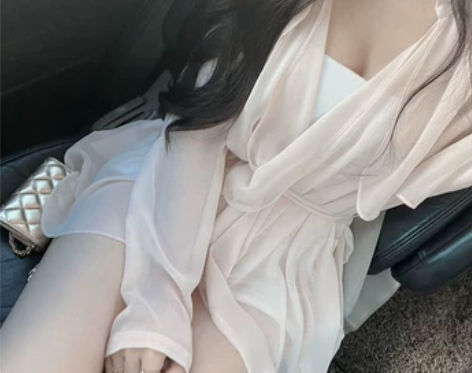 DFAY 浅虾橘粉 风衣式防晒衬衫设计感垂...