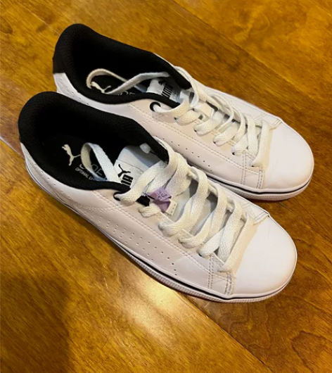 彪马36码小白鞋 感兴趣的话点“我想要”和...