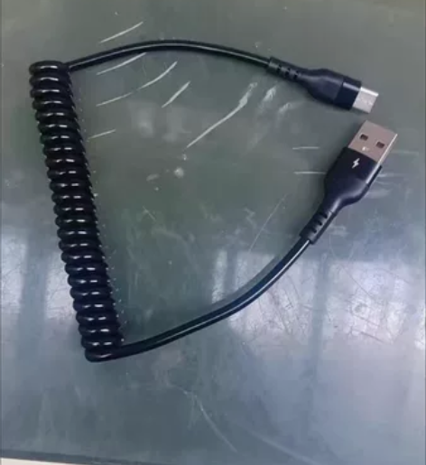 5A超级快充弹簧数据线适用华为安卓闪充ty...