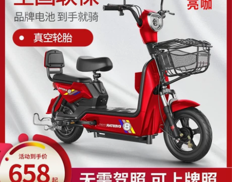 电动车黑色的，48 v20安的，买了半年，...