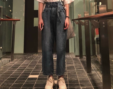 NAOAO 重磅自制胸以下都是腿双腰带高腰...