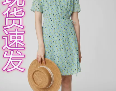 之禾女装20春夏新款12MM双绉真丝连衣裙...