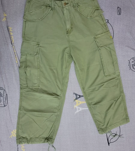 666军绿色工装裤（XL码） 二手闲置非全...