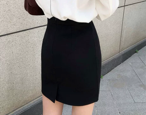 职业裙女包臀半身裙高腰西装裙工装裙工作裙正...