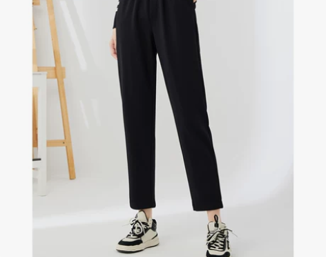 IEF/爱依服港风高腰洋气织标哈伦裤女早秋...