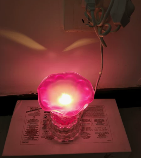 全新 香薰炉熏香精油灯卧室家用床头水晶台灯...