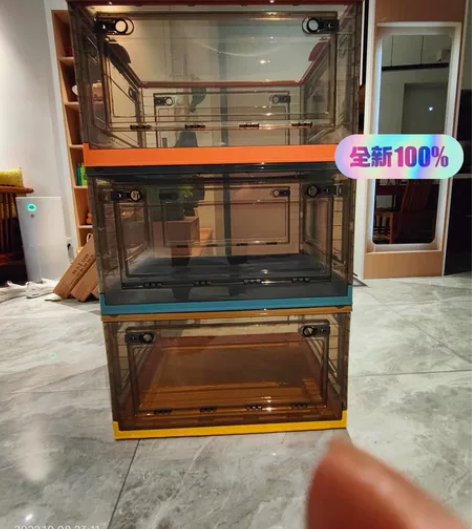 全新39一个 衣物收纳箱家用衣服被子透明...