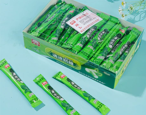 美乐清凉薄荷奶糖盒装休闲小零食校园童年怀旧...