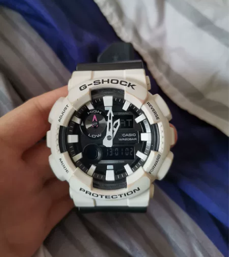 卡西欧黑白熊猫正品手表,盒子没了,随便验,...