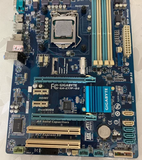 技嘉z77p  D3主板，成色新，使用没有...