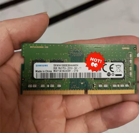 笔记本升级内存条了。自己更换下来的2018...