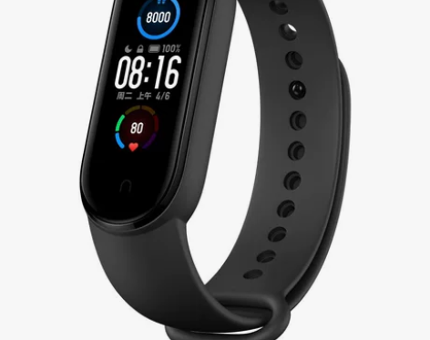小米手环5NFC版智能心率监测蓝牙男女款运...