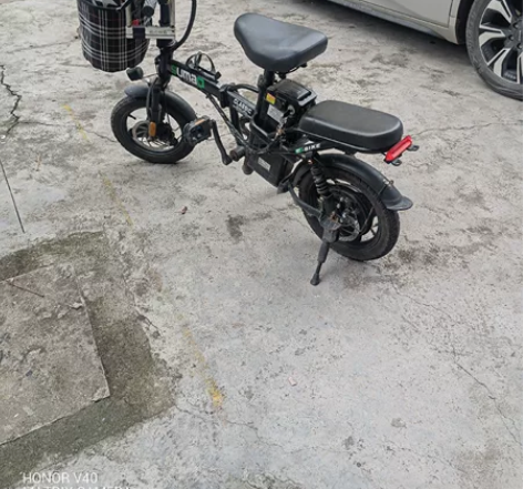 德国名顶电动车，成色如图，纯电动可以骑30...