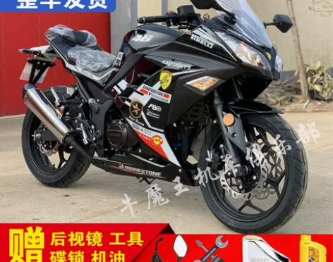 全新V6小忍者摩托车跑车国四电喷双缸40