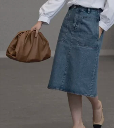 A.P.C 牛仔裙半身裙A字裙 36码，几...