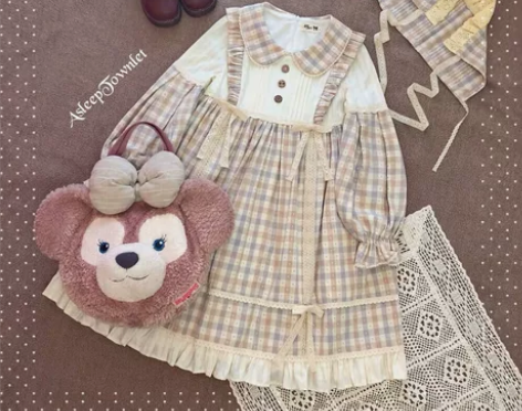 lolita裙子田园风，慕眠小镇家的小木偶...