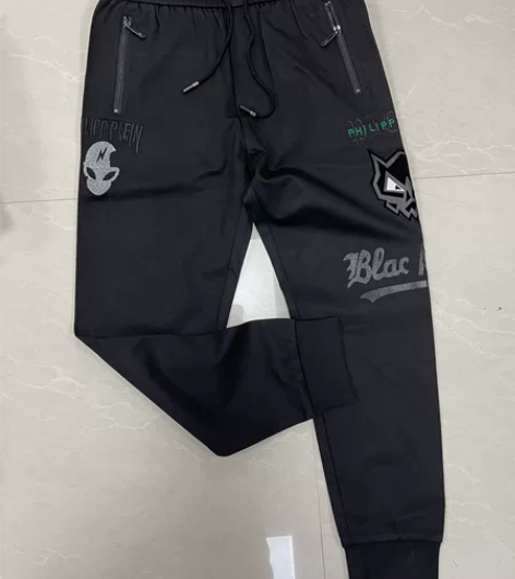 33码休闲裤 男士黑色时尚休闲运动裤束脚裤...