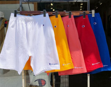 日版冠军短裤champion五分裤女男士夏...