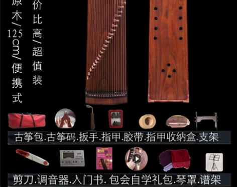21弦迷你古筝琴 初学者入门考级迷小型便携...