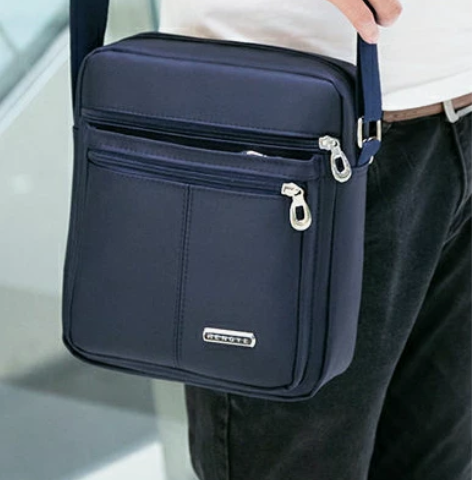 防水牛津布【五隔层防水耐磨】大容量男士单肩...