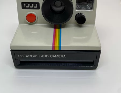 宝丽来Polaroid白彩虹拍立得红按钮稀...