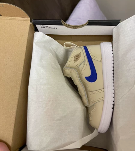 jordan乔丹宝宝鞋，朋友送的，正品，全...