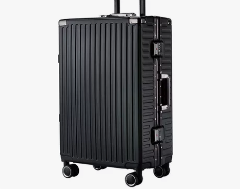 捡漏旅行箱拉杆箱万向轮带密码 箱子简约结实...