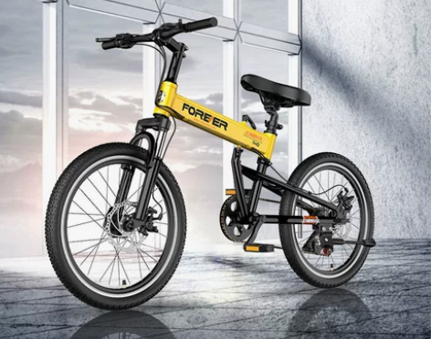 永久折叠儿童自行车中大童男孩8-10-14...