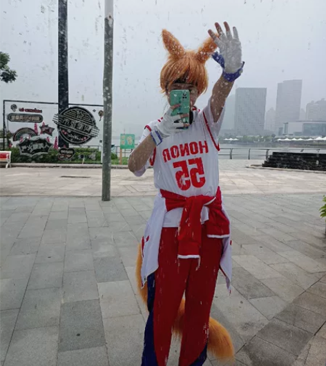 三町目王者荣耀cos服百里玄策热力回旋运动...