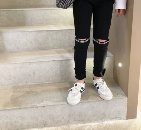 美妞之城女童裤子春夏款童装儿童铅笔裤弹力中...