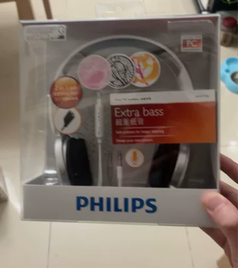 全新飞利浦耳麦，未开封。 可网课用