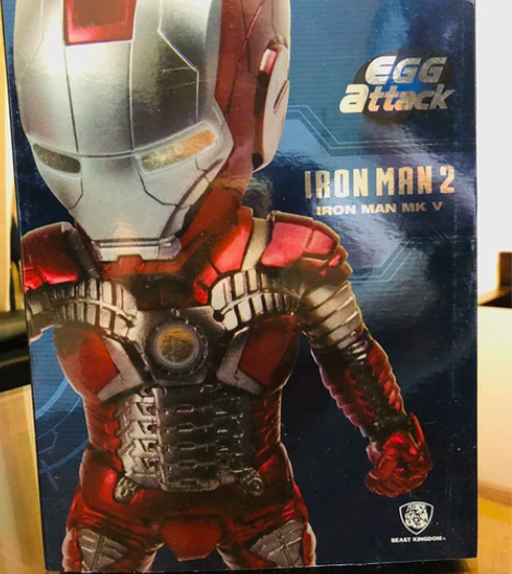 EGG attack正品钢铁侠马克5Q版模...