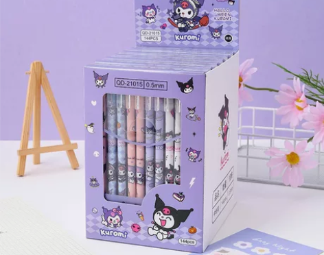 库洛米中性笔黑一包12支（如图全新）12米...