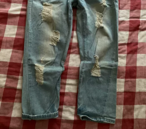 要搬家 各种清 破洞牛仔裤 腰围44厘米裤...