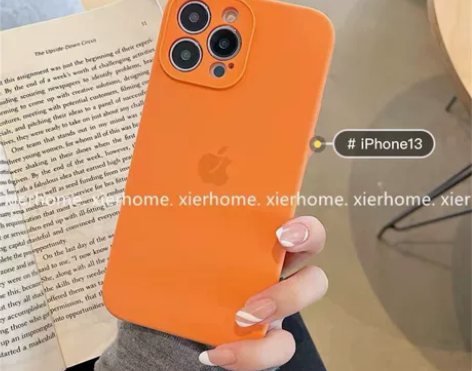 全新液态硅胶软壳两个，一橘一绿，全新未使用...