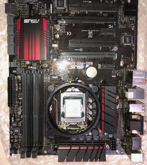主板:b85-pro game,cpu:e...