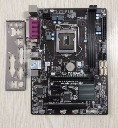 技嘉GA-B85M-D3V台式机主板3代内...