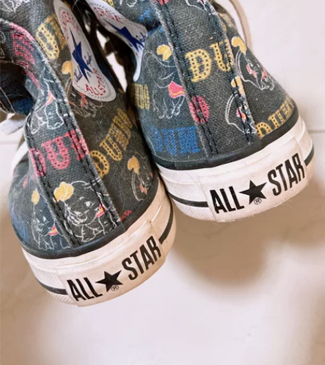 匡威高帮帆布鞋 女鞋 迪士尼小飞象联名39...