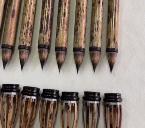 仿正仓院鸡距笔.胖紫毫鸡距！出峰30mm口...