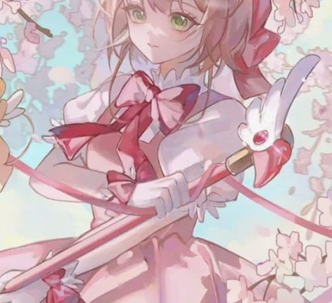 【退坑全新出[拜]】火花动漫小樱红白战斗服...