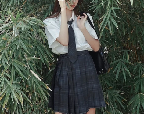 碳灰jk制服裙正版日系学院风裙子套装夏季原...